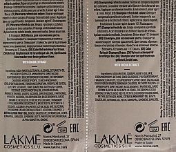 Набор пробников - Lakme Teknia Color Refresh Cocoa Brown (sh/10ml + mask/10ml) — фото N3