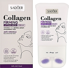 Крем-роллер для шеи - Sadoer Collagen Firming Lifting Neck Cream — фото N2