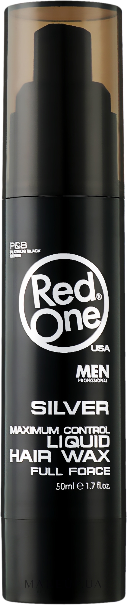 Рідкий віск для волосся - Red One Silver Liquid Hair Wax — фото 50ml