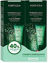Набір "Шампунь енергетичний з ефірними оліями" - Rene Furterer Forticea Energizing Shampoo (shm/2х200ml) — фото N1