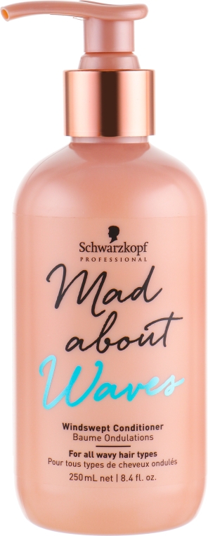 Кондиціонер для усіх типів хвилястого волосся - Schwarzkopf Professional Mad About Waves Windswept Conditioner