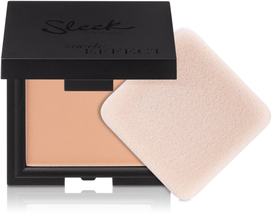 Бархатистая пудра для лица - Sleek MakeUP Suede Effect Pressed Powder SPF15