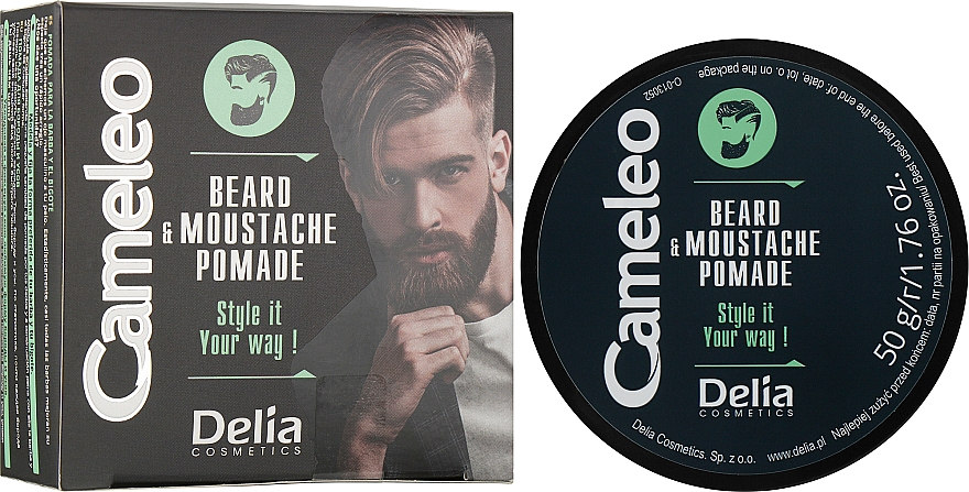 Помада для бороди - Delia Cameleo Men Beard and Moustache Pomade — фото N3