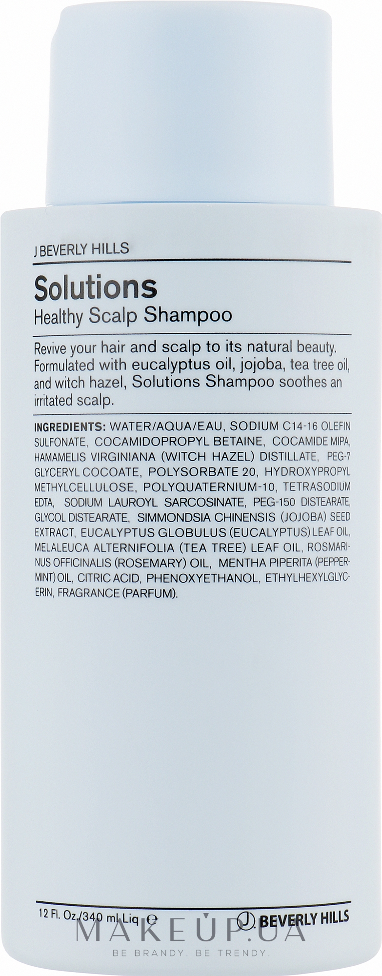 Лечебный шампунь для волос и кожи головы - J Beverly Hills Blue Specialty Solutions Healthy Scalp Shampoo — фото 340ml