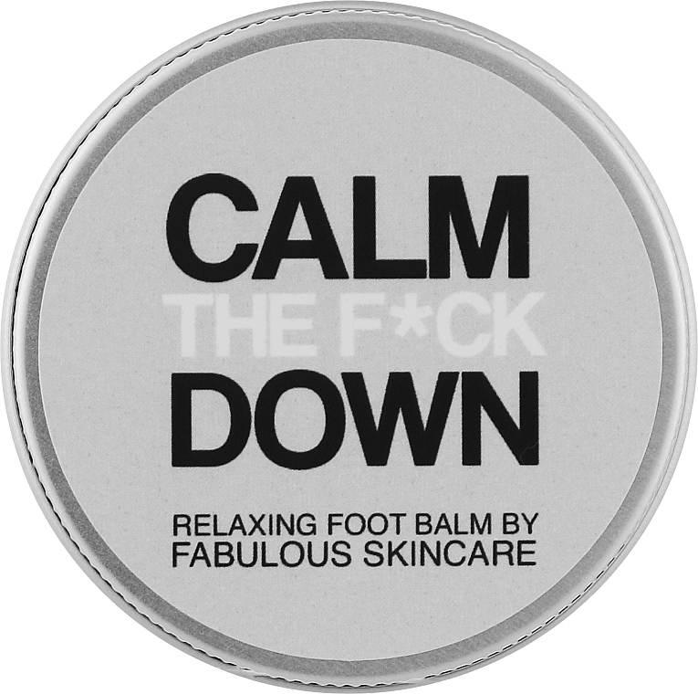 Расслабляющий бальзам для ног - Fabulous Skincare Calm The F*ck Down Relaxing Foot Balm — фото N1