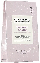 Набір для педикюру "Заспокійливий жасмин" - Voesh Pedi Moments Diy At-Home Spa Pedicure Kit Jasmine Soothe — фото N1