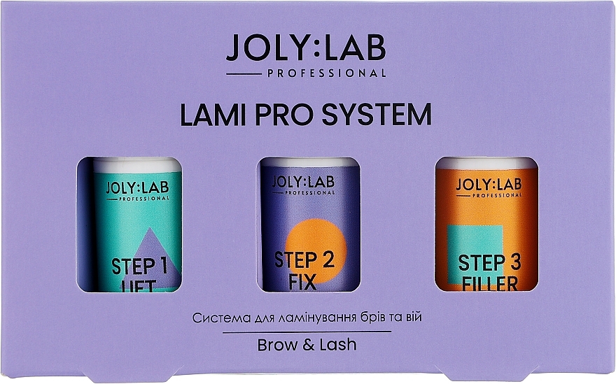 Система для ламінування брів і вій - Joly:Lab Lami Pro System — фото N1