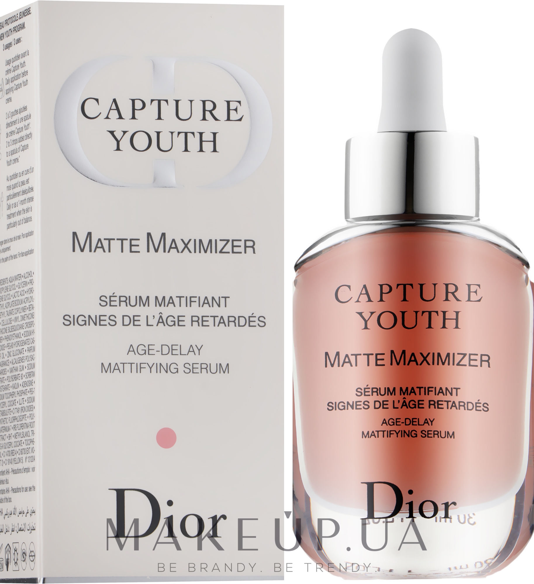 Сыворотка с матирующим эффектом - Dior Capture Youth Matte Maximizer Age-Delay Mattifying Serum — фото 30ml