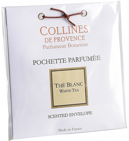 Ароматическое саше в конверте "Белый чай" - Collines de Provence Scented Envelope — фото N1