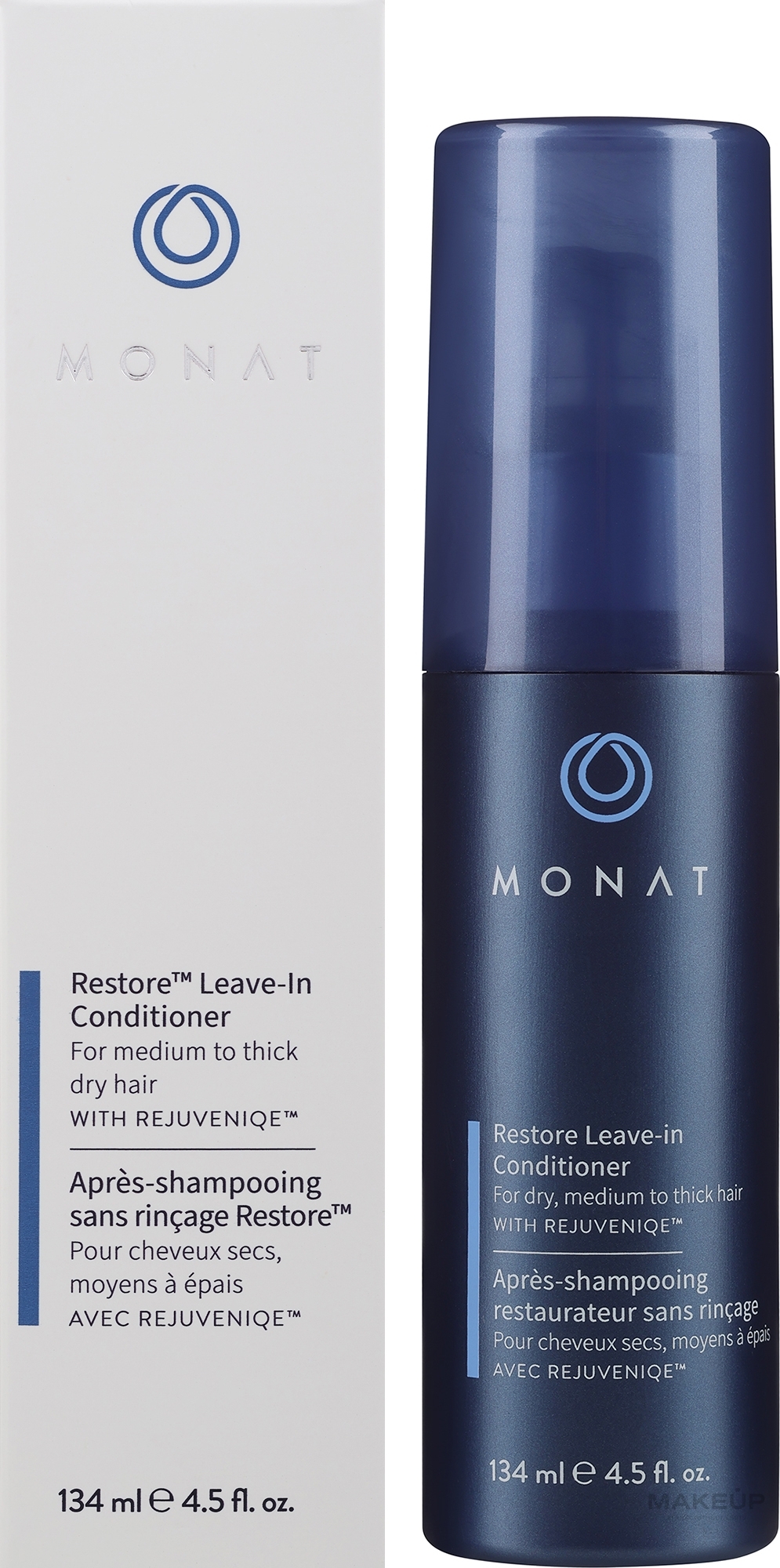 Несмываемый кондиционер для волос - Monat Restore Leave-In Conditioner — фото 134ml