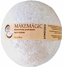 Бомбочка для ванни - Makemagic Coconut Bath Bomb — фото N1