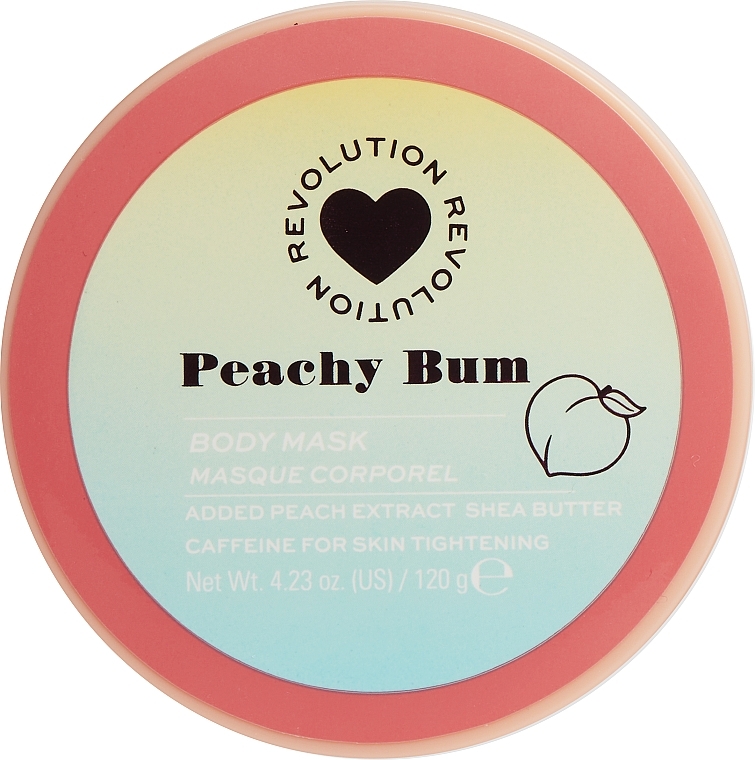 Маска для шкіри сідниць - I Heart Revolution Peachy Bum Body Mask — фото N1