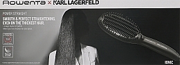 Щетка-выпрямитель - Rowenta Powerstraight Karl Lagerfeld CF582LF0 — фото N3