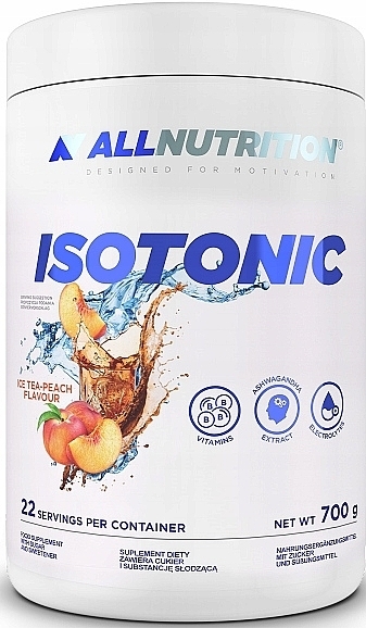 Харчова добавка «Ізотонік. Персиковий чай» - Allnutrition Isotonic Ice Tea Peach — фото N1