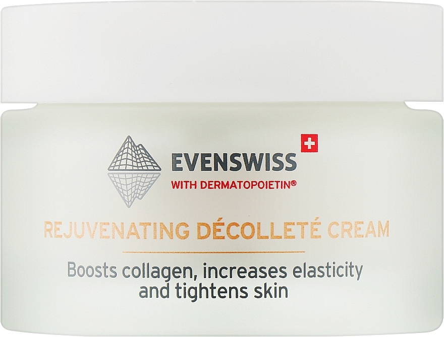 Омолаживающий крем для декольте - Evenswiss Rejuvenating Decollete Cream — фото N1