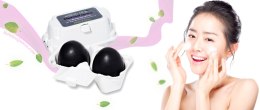 Мило-маска для обличчя з деревним вугіллям - Holika Holika Charcoal Egg Soap — фото N2