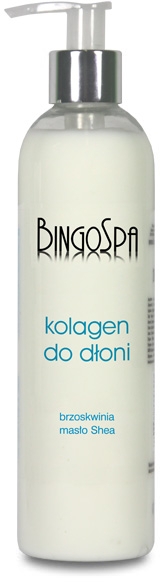 Колагеновий крем для рук, з персиком і маслом ши - BingoSpa — фото N1