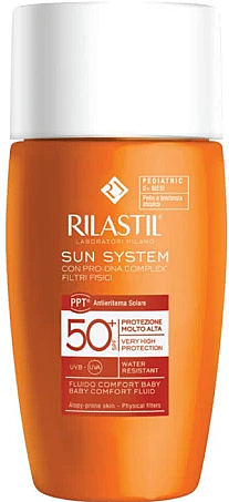 Детский солнцезащитный флюид для лица - Rilastil Sun System Pediatric Baby SPF50 — фото N1