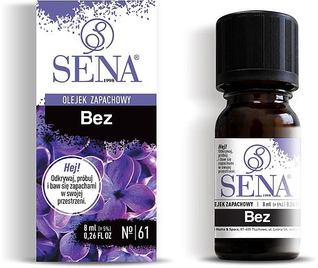 Ароматична олія "Бузок" - Sena Aroma Oil №61 Lilac — фото N1