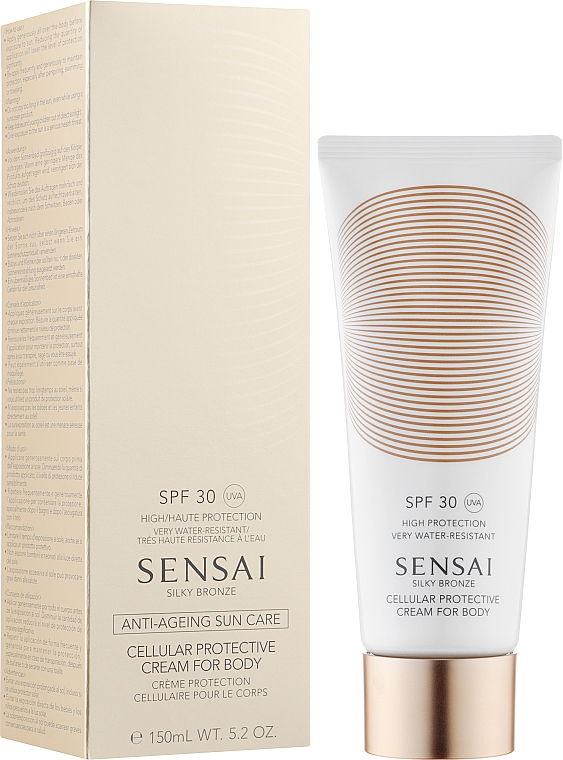 Сонцезахисний крем для тіла SPF30 - Sensai Cellular Protective Cream For Body  — фото N2