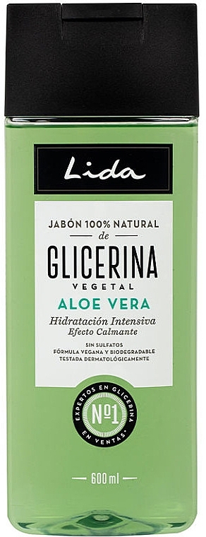 Гель для душу - Lida Glicerina Vegetal Aloe Vera — фото N1