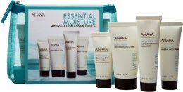 Парфумерія, косметика Набір - Ahava Essential Moisture (f/cr/15ml + cleanser/30ml + b/lot/40ml + h/cr/20ml)