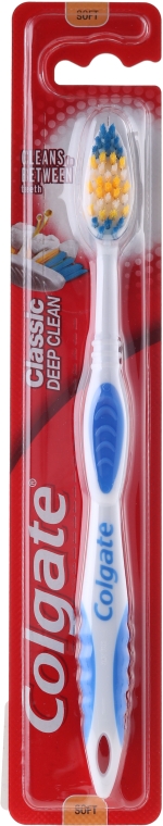 Зубная щетка мягкая "Classic", синяя - Colgate Classic Deep Clean Soft