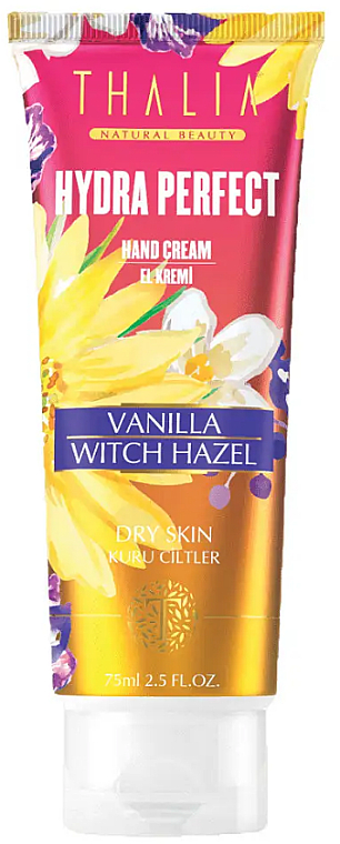 Крем для сухої шкіри рук з ваніллю та гамамелісом - Thalia Vanilla Witch Hazel Hand Cream — фото N1