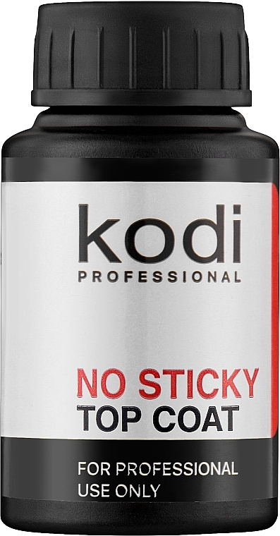 Верхнє покриття для гель-лаку, без липкого шару - Kodi No Sticky Top Coat — фото N2