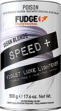 Парфумерія, косметика Знебарвлювальна пудра для волосся - Fudge Clean Blonde Speed+ Bleach Violet Luxe Lightener