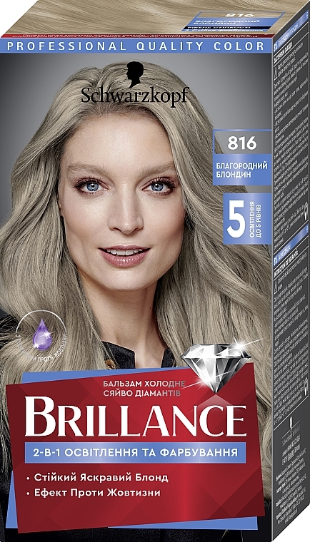 УЦЕНКА Интенсивная крем-краска для волос - Brillance Intensiv Color Creme * — фото N2