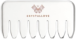 Гребінь для масажу шкіри голови й тіла з іржостійкої сталі - Crystallove Cryo Ice Comb — фото N2