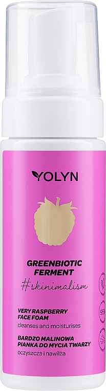 Пенка для умывания "Малина" - Yolyn #skinimalism Very Raspberry Face Foam — фото N1