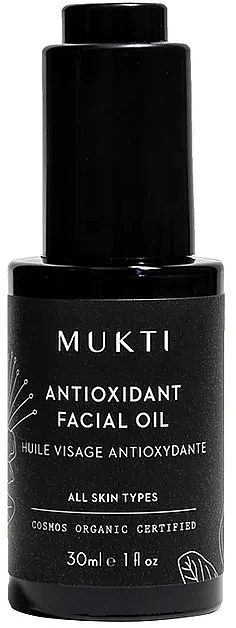 Антиоксидантное масло для лица - Mukti Organics Antioxidant Facial Oil — фото N1