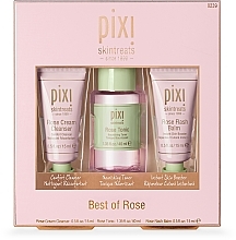 Духи, Парфюмерия, косметика Набор - Pixi Best Of Rose Set (cr/15ml + toner/40ml + f/balm/15ml)