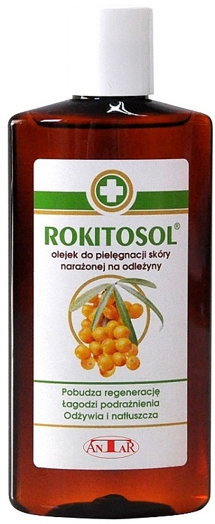 Масло для ухода за кожей, подверженной пролежням - Kosmed Rokitosol — фото N1