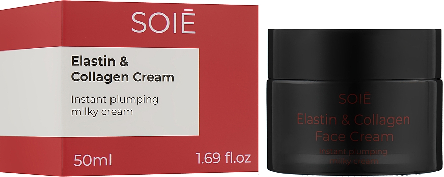 Активний крем для обличчя з еластином і колагеном - Soie Elastin & Collagen Face Cream — фото N2