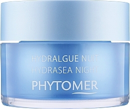Зволожуючий нічний крем для обличчя - Phytomer Hydrasea Night Plumping Rich cream — фото N1
