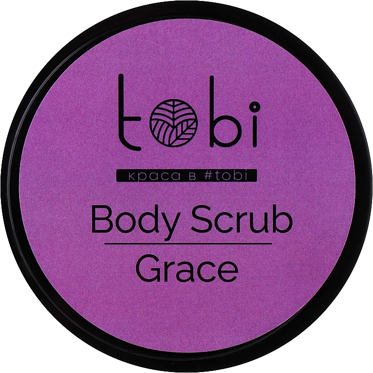 Скраб для тіла з абрикосовою кісточкою - Tobi Body Scrub Grace — фото N1