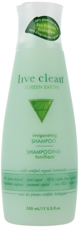 Шампунь тонизирующий, укрепляющий - Live Clean Green Earth Invigorating Shampoo