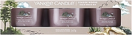 Духи, Парфюмерия, косметика Набор - Yankee Candle Seaside Woods (candle/3x37g)