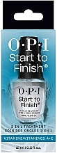 Средство для укрепления ногтей с многофункциональной формулой - OPI Start To Finish 3-In-1 Treatment — фото N2