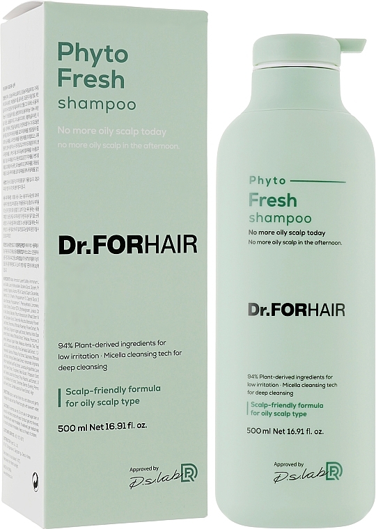 УЦІНКА Міцелярний шампунь для жирної шкіри голови - Dr.FORHAIR Phyto Fresh Shampoo * — фото N4