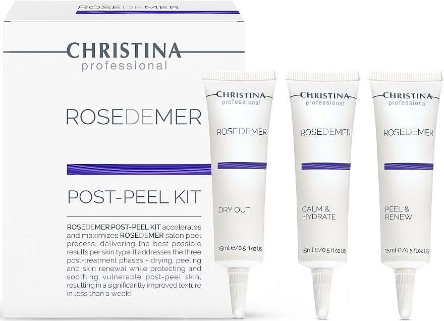 Набір - Christina Rose De Mer Post Peeling Kit (ser/15ml + ser/15ml + cr/mask/15ml) — фото N2