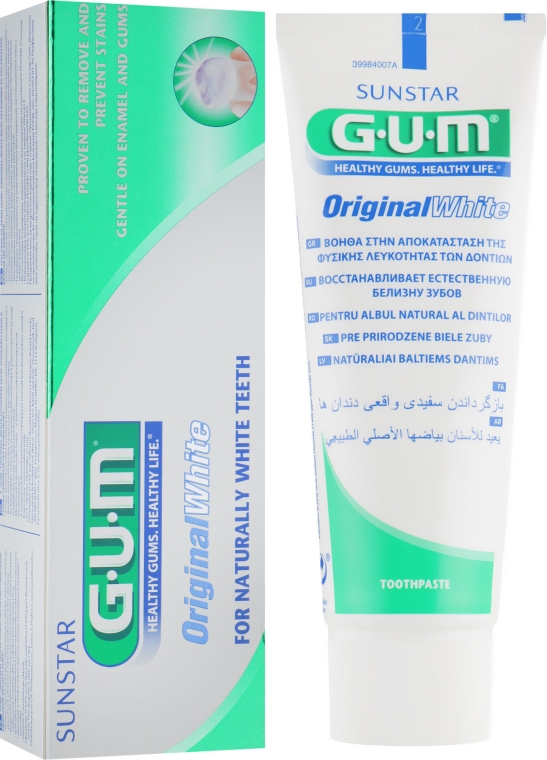 Зубная паста "Естественно белые зубы" - G.U.M Original White