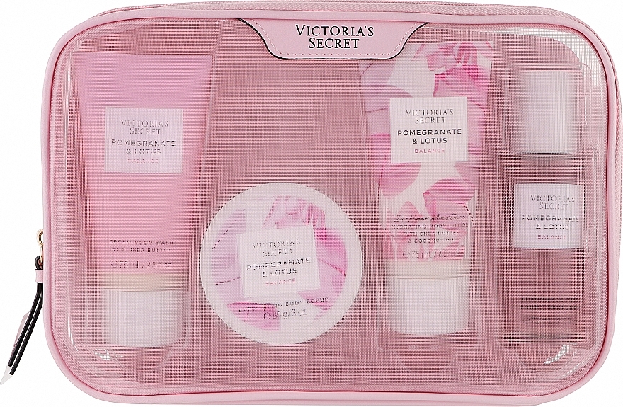 Подарочный набор, 5 продуктов - Victoria's Secret The Balance Starter Kit Pomegranate & Lotus — фото N1