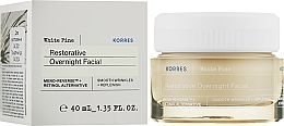 УЦЕНКА Ночной крем для восстановления объема - Korres White Pine Restorative Overnight Facial * — фото N2