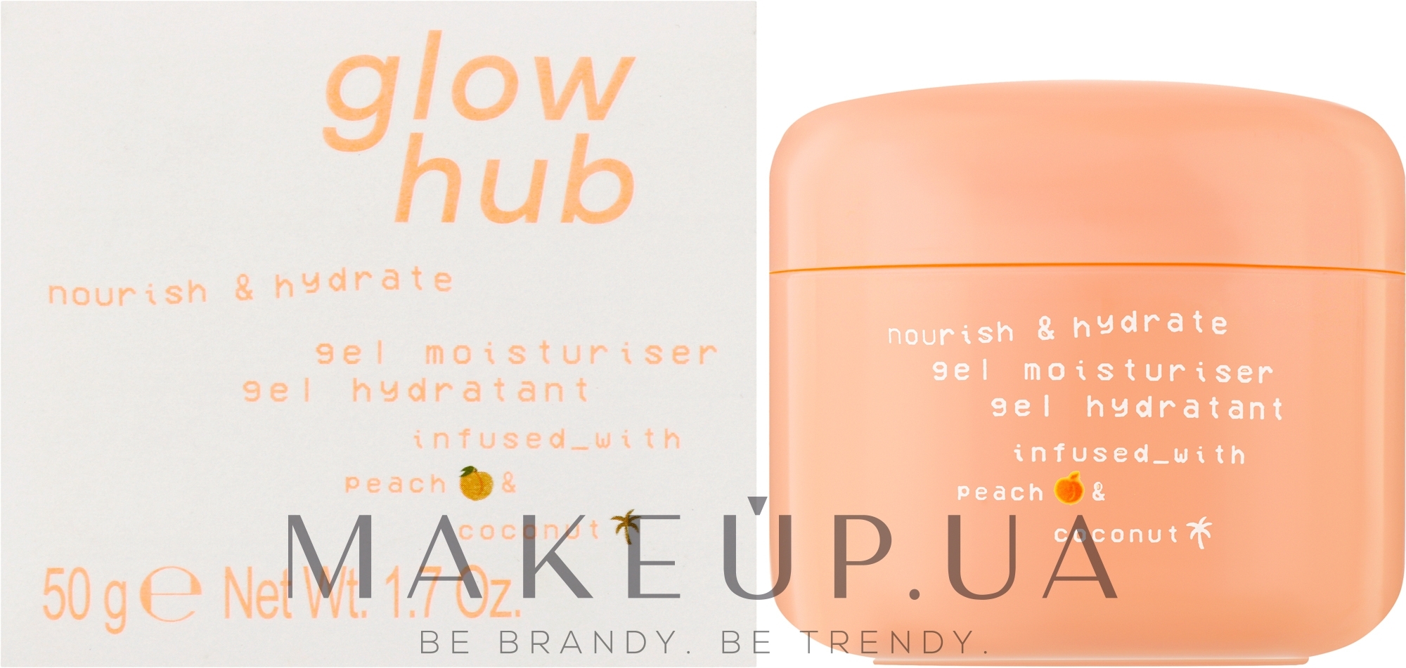 Зволожуючий крем-гель для обличчя - Glow Hub Nourish & Hydrate Gel Moisturiser — фото 50g
