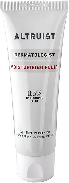 Зволожувальний флюїд для обличчя з гіалуроновою кислотою - Altruist Dermatologist Moisturising Fluid 0.5% Hyaluronic Acid — фото N1