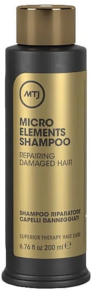 Реструктурирующий шампунь для поврежденных волос - MTJ Cosmetics Superior Therapy Microelements Shampoo — фото N1